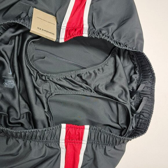 Nike NY Giants NWT Dri-Fit Lined Running Shorts Womens Size XXL Gray Red White - Picture 8 of 11